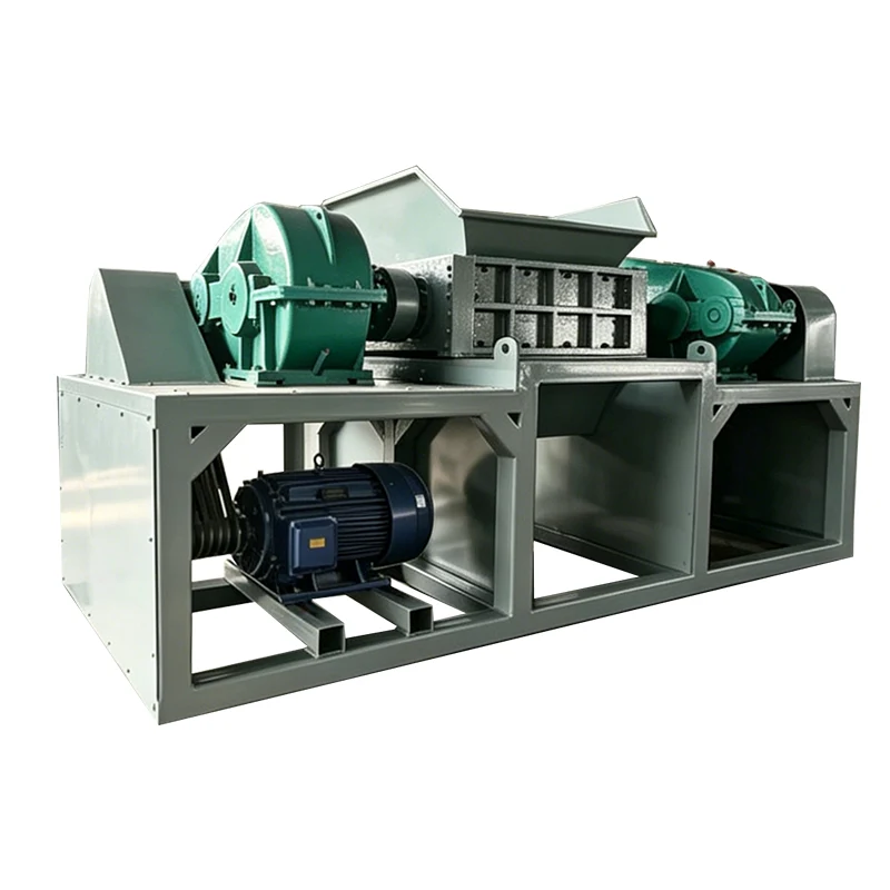 Máquina trituradora de neumáticos de desecho industrial